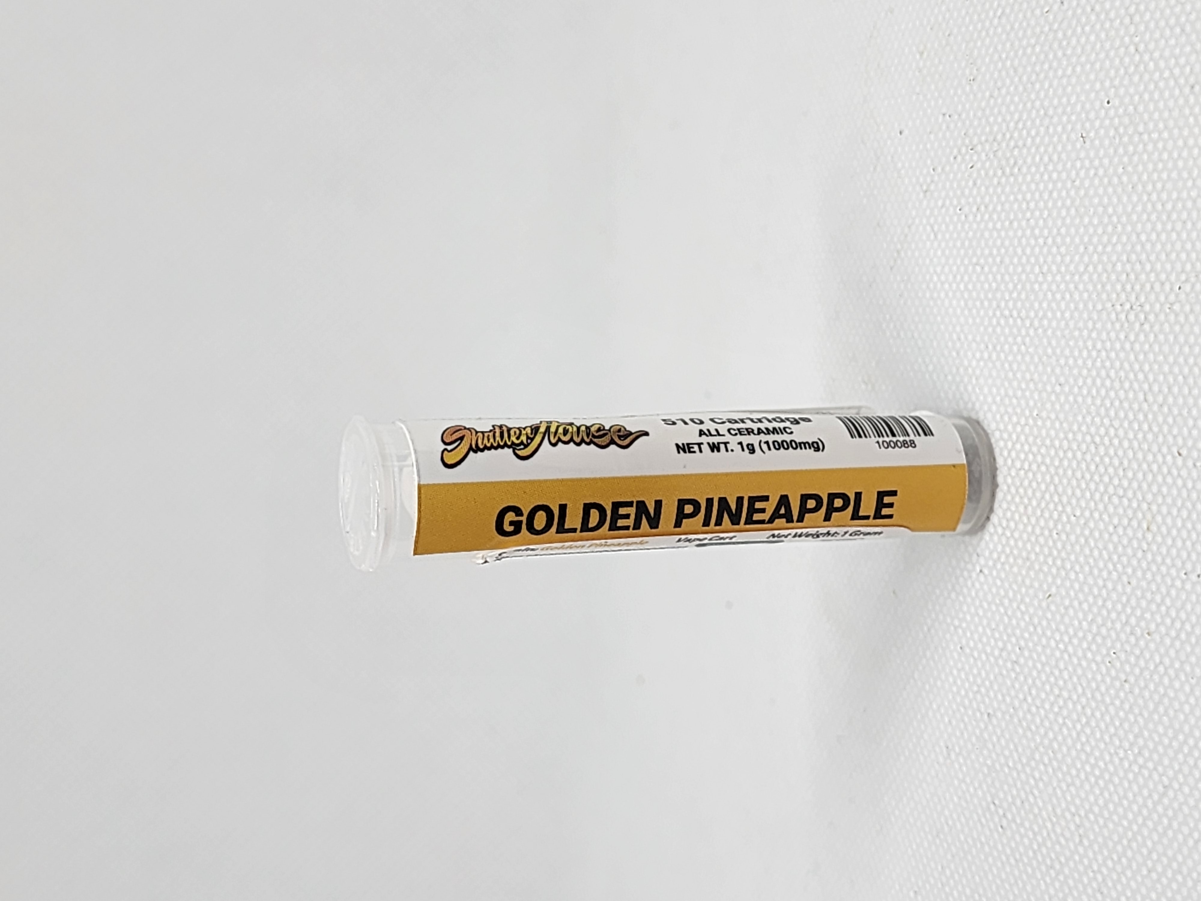 SHATTER HOUSE | GOLDEN PINEAPPLE | 1G DISTILLATE CART